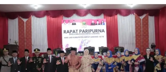 Gubernur sumatera selatan hadiri puncak HUT kabupaten empat Lawang